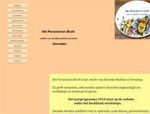Tablet Screenshot of hetporseleinenboek.nl